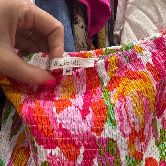 Floral Strapless Dress - Picture 5 of 5